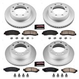 Power Stop 05-07 Ford F-350 Super Duty Front & Rear Z17 Coated Brake Kit (2x psbAR85107EVC, 2x psbAR85116EVC, 1x psb17-1068, 1x psb17-1069) thumbnail 7