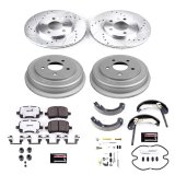 Power Stop 05-07 Chevrolet Malibu Front & Rear Z26 Street Warrior Brake Kit (1x psbK1617-26, 1x psbKOE15395DK) thumbnail 7