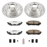 Power Stop 05-06 Saab 9-2X Front & Rear Z26 Street Warrior Brake Kit (1x psbK447-26, 1x psbK2373-26) thumbnail 7