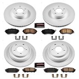 Power Stop 05-06 Saab 9-2X Front & Rear Z17 Evolution Geomet Coated Brake Kit (1x psbCRK447, 1x psbCRK2373) thumbnail 4