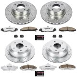 Power Stop 05-06 Pontiac GTO Front & Rear Z26 Street Warrior Brake Kit (1x psbK1601-26, 1x psbK2912-26) thumbnail 4