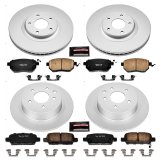 Power Stop 05-06 Nissan Altima Front & Rear Z17 Evolution Geomet Coated Brake Kit (1x psbCRK091, 1x psbCRK098) thumbnail 4