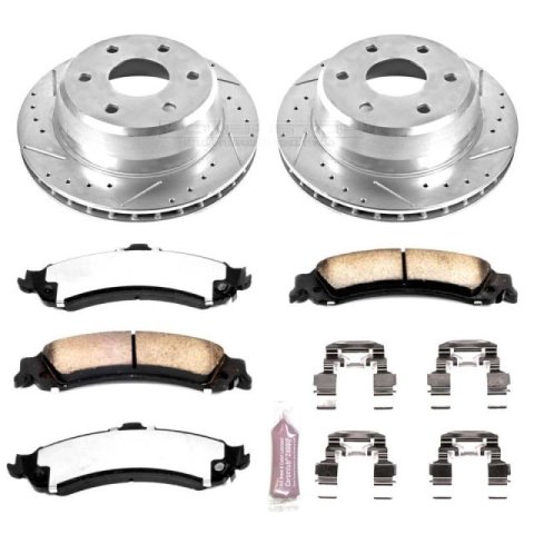 Power Stop 05-06 GMC Sierra 1500 Front & Rear Z36 Truck & Tow Brake Kit (1x psbK2067-36, 1x psbK2046-36)