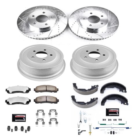 Power Stop 05-06 Chevrolet Equinox Front & Rear Z36 Truck & Tow Brake Kit (1x psbK1576-36, 1x psbKOE15377DK) thumbnail 4