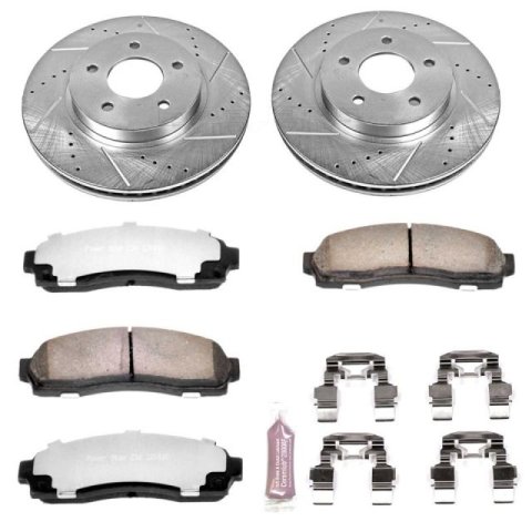 Power Stop 05-06 Chevrolet Equinox Front & Rear Z36 Truck & Tow Brake Kit (1x psbK1576-36, 1x psbKOE15377DK) thumbnail 8