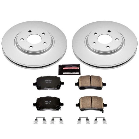 Power Stop 05-06 Chevrolet Cobalt Front & Rear Z17 Evolution Geomet Coated Brake Kit (1x psbCRK1610, 1x psbCRK1616) thumbnail 9