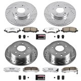 Power Stop 04-12 Mitsubishi Galant Front & Rear Z26 Street Warrior Brake Kit (1x psbK1678-26, 1x psbK155-26) thumbnail 4