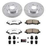 Power Stop 04-12 Mitsubishi Galant Front & Rear Z26 Street Warrior Brake Kit (1x psbK1678-26, 1x psbK155-26) thumbnail 8