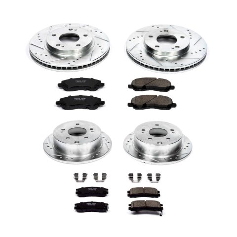 Power Stop 04-12 Mitsubishi Galant Front & Rear Z23 Evolution Sport Brake Kit (1x psbK1678, 1x psbK155) thumbnail 3