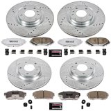 Power Stop 04-11 Mazda RX-8 Front & Rear Z26 Street Warrior Brake Kit (1x psbK3026-26, 1x psbK3146-26) thumbnail 4