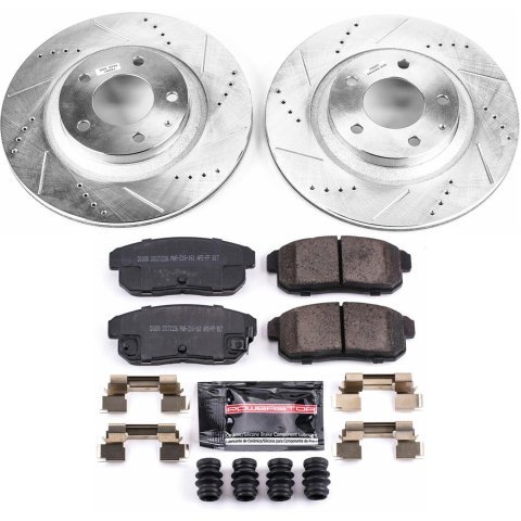 Power Stop 04-11 Mazda RX-8 Front & Rear Z23 Evolution Sport Brake Kit (1x psbK3026, 1x psbK3146) thumbnail 4