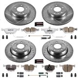 Power Stop 04-10 BMW X3 Front & Rear Z26 Street Warrior Brake Kit (1x psbK5298-26, 1x psbK5738-26) thumbnail 3