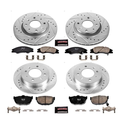 Power Stop 04-09 Kia Spectra Front & Rear Z23 Evolution Sport Brake Kit (1x psbK5903, 1x psbK5905) thumbnail 2