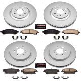 Power Stop 04-09 Cadillac SRX Front & Rear Z17 Evolution Geomet Coated Brake Kit (1x psbCRK4568, 1x psbCRK1449) thumbnail 4