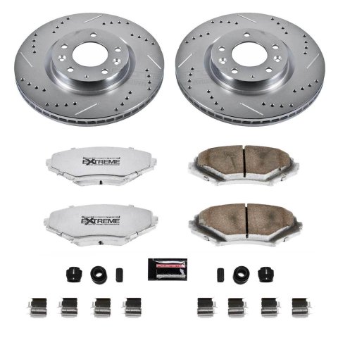 Power Stop 04-08 Mazda RX-8 Front & Rear Z26 Street Warrior Brake Kit (1x psbK2964-26, 1x psbK3146-26) thumbnail 9