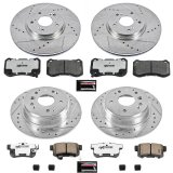 Power Stop 04-08 Acura TL Front & Rear Z26 Street Warrior Brake Kit (1x psbK5399-26, 1x psbK3029-26) thumbnail 4
