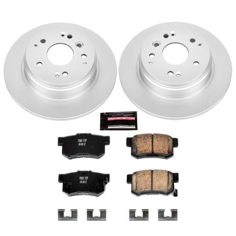 Power Stop 04-08 Acura TL Front & Rear Z17 Evolution Geomet Coated Brake Kit (1x psbCRK2292, 1x psbCRK5399)