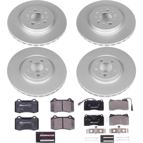 Power Stop 04-07 Volvo S60 Front & Rear Euro-Stop Brake Kit (1x psbESK5039, 1x psbESK4548) thumbnail 7
