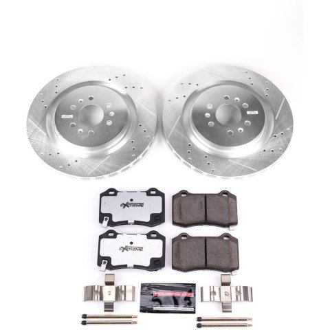 Power Stop 04-07 Cadillac CTS Front & Rear Z26 Street Warrior Brake Kit (1x psbK2944-26, 1x psbK2945-26) thumbnail 7