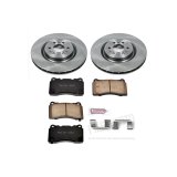 PowerStop Z17 Evolution Plus Stock Replacement Brake Kits for 2004-2007 CTS, 2005-2011 STS - KOE2881 Pads and Rotors, Autospecialty, Solid Surface, Iron, Natural, 13.980 in./14.370 in. Diameter, Ceramic Pads, Kit thumbnail 4