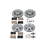 PowerStop Z17 Evolution Plus Stock Replacement Brake Kits for 2004-2007 CTS, 2005-2011 STS - KOE2881 Pads and Rotors, Autospecialty, Solid Surface, Iron, Natural, 13.980 in./14.370 in. Diameter, Ceramic Pads, Kit thumbnail 5