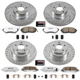 Power Stop 04-06 Subaru Baja Front & Rear Z26 Street Warrior Brake Kit (1x psbK3124-26, 1x psbK3038-26) thumbnail 3