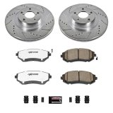 Power Stop 04-06 Subaru Baja Front & Rear Z26 Street Warrior Brake Kit (1x psbK3124-26, 1x psbK3038-26) thumbnail 8