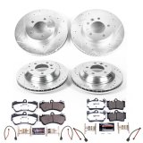 Power Stop 04-06 Porsche Cayenne Front & Rear Z26 Street Warrior Brake Kit (1x psbK4554-26, 1x psbK5312-26) thumbnail 3