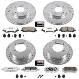 Power Stop 04-06 Mitsubishi Lancer Front & Rear Z26 Street Warrior Brake Kit (1x psbK1678-26, 1x psbK1202-26) thumbnail 4
