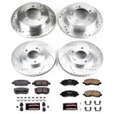 Power Stop 04-06 Mitsubishi Lancer Front & Rear Z23 Evolution Sport Brake Kit (1x psbK1678, 1x psbK1202) thumbnail 8
