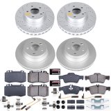 Power Stop 04-06 Mercedes-Benz E500 Front & Rear Z23 Evolution Sport Coated Brake Kit (1x psbCRK7770, 1x psbCRK5322) thumbnail 4