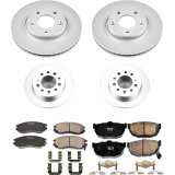 Power Stop 04-06 Hyundai Tiburon Front & Rear Z17 Evolution Geomet Coated Brake Kit (1x psbCRK163, 1x psbCRK170) thumbnail 4