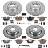 Power Stop 04-06 BMW 525i Front & Rear Z26 Street Warrior Brake Kit (1x psbK2110-26, 1x psbK5361-26) thumbnail 2