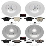 Power Stop 04-05 Volvo S40 Front & Rear Z23 Evolution Sport Coated Brake Kit (1x psbCRK5430, 1x psbCRK5309) thumbnail 1