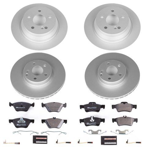 Power Stop 04-05 Mercedes-Benz E320 Front & Rear Euro-Stop Brake Kit (1x psbESK5168, 1x psbESK5320) thumbnail 6