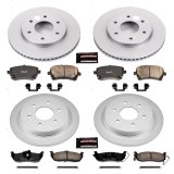 Power Stop 04-05 Infiniti QX56 Front & Rear Z17 Evolution Geomet Coated Brake Kit (1x psbCRK2445, 1x psbCRK2442) thumbnail 4