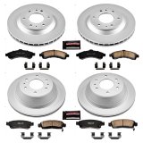 Power Stop 04-05 Buick Rainier Front & Rear Z17 Evolution Geomet Coated Brake Kit (1x psbCRK2057, 1x psbCRK2050) thumbnail 4