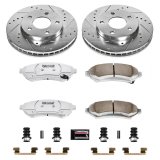 Power Stop 04-05 Buick Century Front & Rear Z26 Street Warrior Brake Kit (1x psbK1558-26, 1x psbK2553-26) thumbnail 8