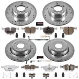 Power Stop 04-05 BMW 525i Front & Rear Z26 Street Warrior Brake Kit (1x psbK5361-26, 1x psbK5156-26) thumbnail 3
