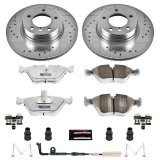 Power Stop 04-05 BMW 525i Front & Rear Z26 Street Warrior Brake Kit (1x psbK5361-26, 1x psbK5156-26) thumbnail 6