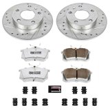 Power Stop 04-05 Audi A4 Quattro Front & Rear Z26 Street Warrior Brake Kit (1x psbK636-26, 1x psbK3129-26) thumbnail 8
