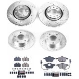 Power Stop 04-05 Audi A4 Quattro Front & Rear Z23 Evolution Sport Brake Kit (1x psbK636, 1x psbK3129) thumbnail 2