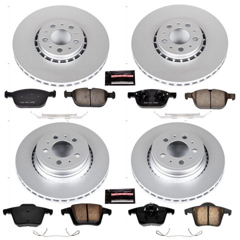 Power Stop 03-14 Volvo XC90 Front & Rear Z23 Evolution Sport Coated Brake Kit (1x psbCRK5707, 1x psbCRK3039) thumbnail 4