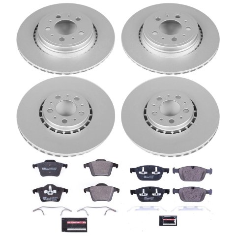 Power Stop 03-14 Volvo XC90 Front & Rear Euro-Stop Brake Kit (1x psbESK5707, 1x psbESK3039) thumbnail 6