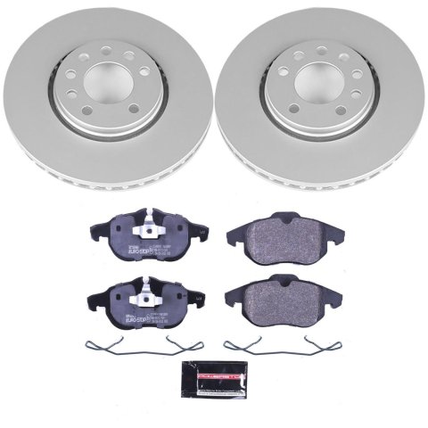Power Stop 03-11 Saab 9-3 Front & Rear Euro-Stop Brake Kit (1x psbESK985, 1x psbESK983) thumbnail 8