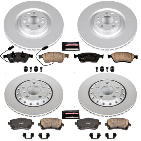 Power Stop 03-10 Audi A8 Quattro Front & Rear Z23 Evolution Sport Coated Brake Kit (1x psbCRK4562, 1x psbCRK4570) thumbnail 4