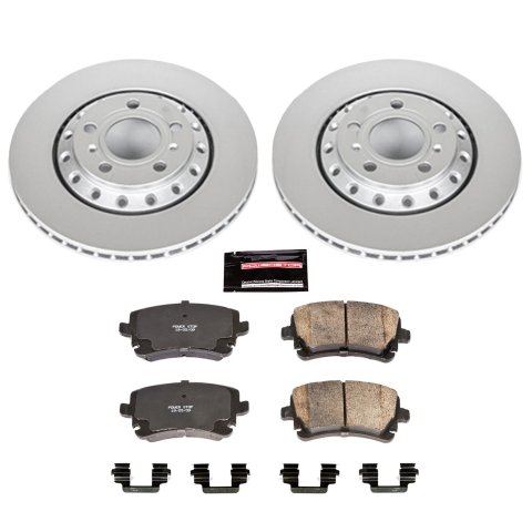 Power Stop 03-10 Audi A8 Quattro Front & Rear Z23 Evolution Sport Coated Brake Kit (1x psbCRK4562, 1x psbCRK4570) thumbnail 7