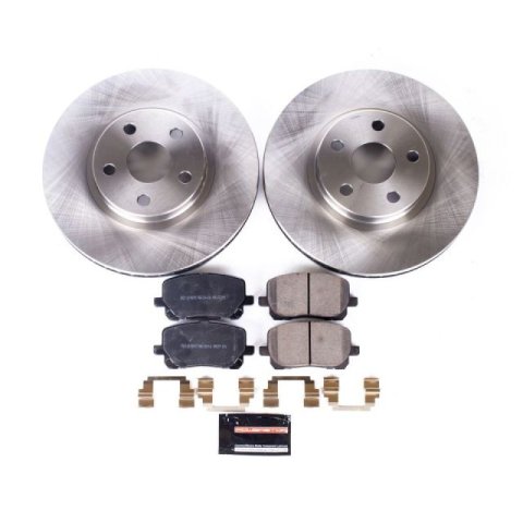 Power Stop 03-08 Toyota Corolla Front & Rear Autospecialty Brake Kit (1x psbKOE15385DK, 1x psbKOE2316) thumbnail 2