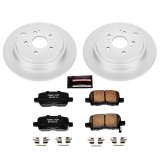 PowerStop Z17 Evolution Plus GEOMET Coated Brake Kits for 2003-2008 PILOT - CRK2303 Rotor and Pad Combos, Geomet Coated, Front and Rear, Solid Surface Rotors, Ceramic Pads, use on Honda®, Kit thumbnail 8