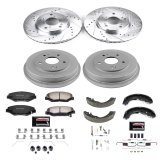 Power Stop 03-07 Honda Accord Front & Rear Z36 Truck & Tow Brake Kit (1x psbK1043-36, 1x psbKOE15318DK) thumbnail 7
